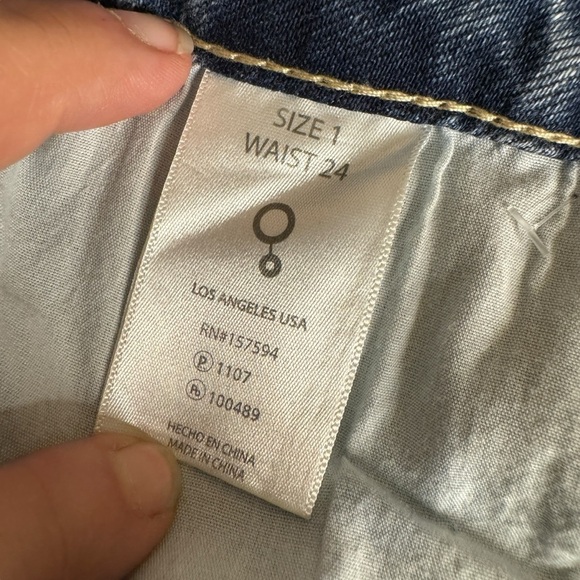 NWT Insane Gene Hi Rise Girlfriend distressed denim jeans womens 1/24 - Picture 8 of 13